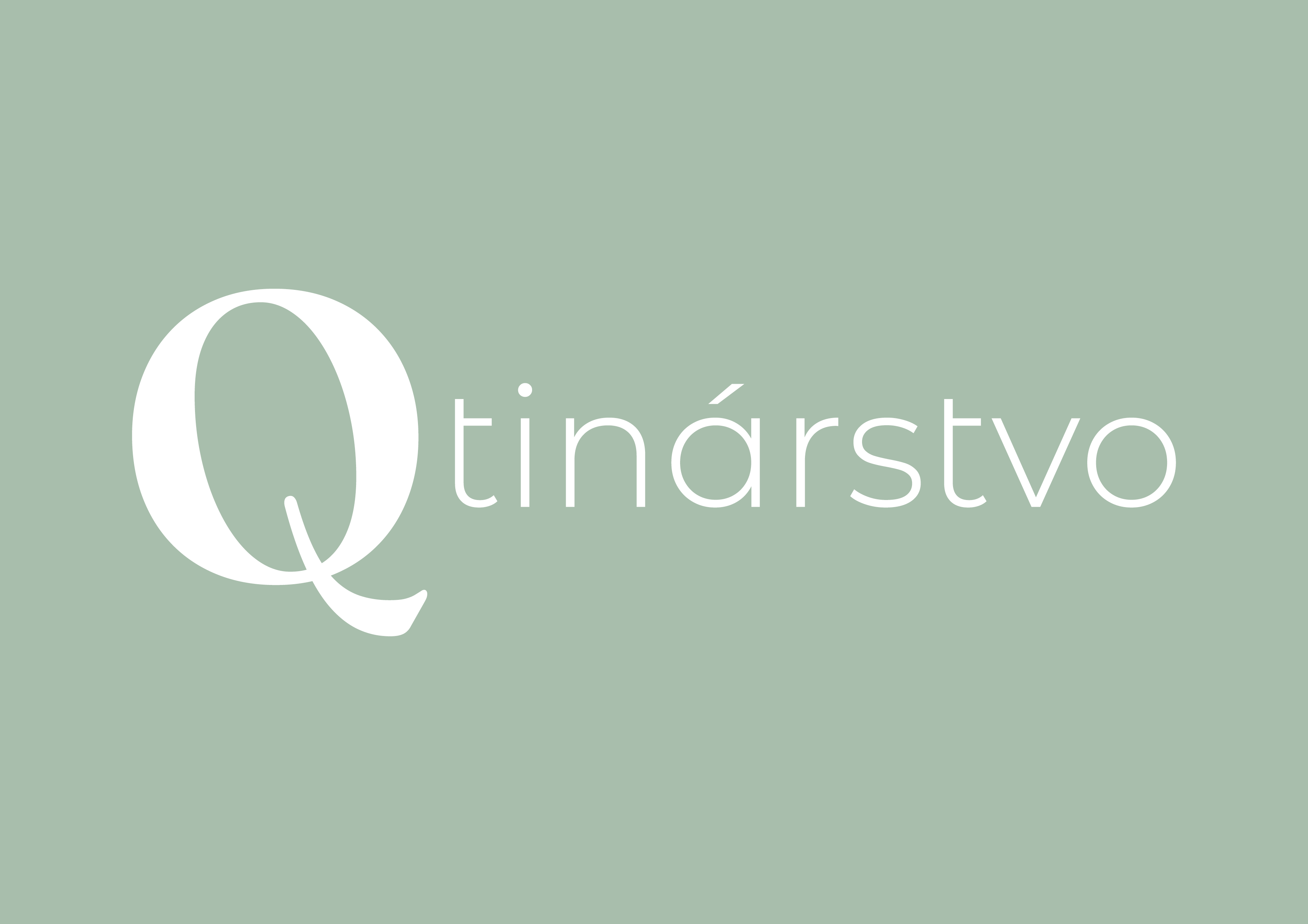 Qtinárstvo Wax Seal Logo